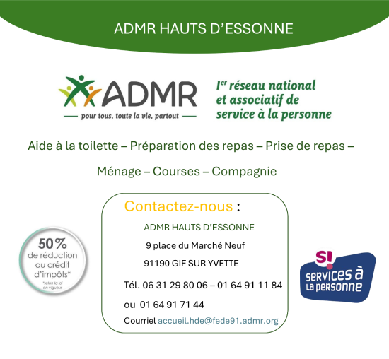 ADMR Hauts d'Essonne 2026